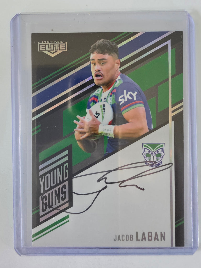 NRL 2025 Elite | Young Guns Black | #YGS16 | Jacob Laban | #032/159 | Warriors