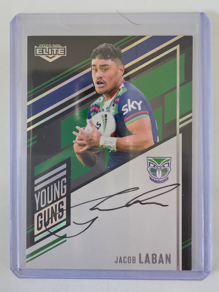 NRL 2025 Elite | Young Guns Black | #YGS16 | Jacob Laban | #100/159 | Warriors