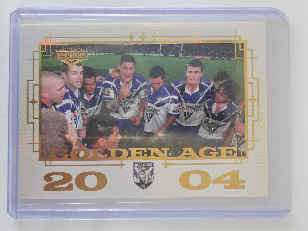 NRL 2025 Elite | Golden Age | #GA03 | Canterbury Bulldogs 2004 | #070/120