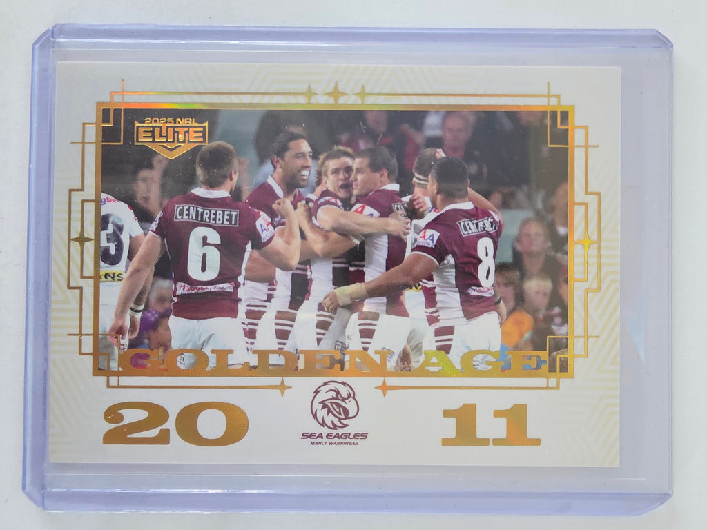 NRL 2025 Elite | Golden Age | #GA07 | Manly Warringah Sea Eagles 2011 | #098/120