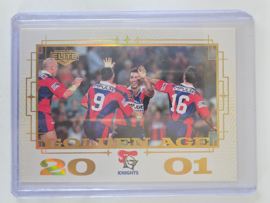 NRL 2025 Elite | Golden Age | #GA09 | Newcastle Knights 2001 | #114/120