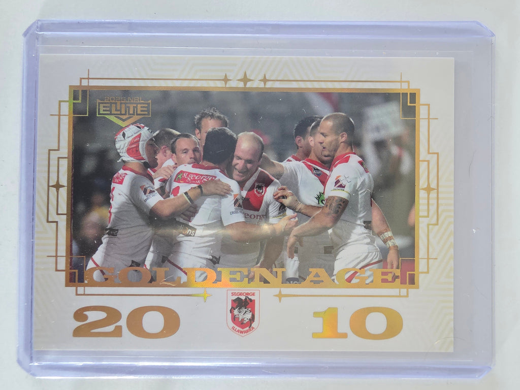 NRL 2025 Elite | Golden Age | #GA14 | St George Illawarra Dragons 2010 |#095/120