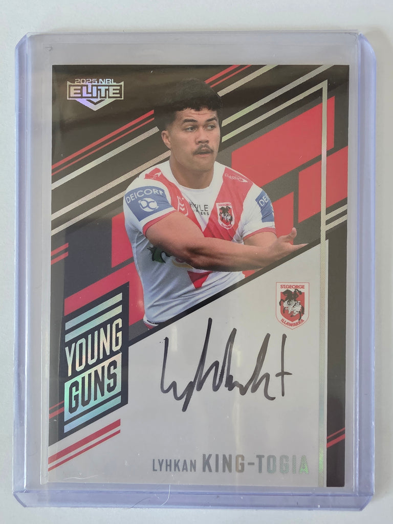 NRL 2025 Elite | Young Guns Black | #YGS14 | Lyhkan King-Togia #073/159 Dragons