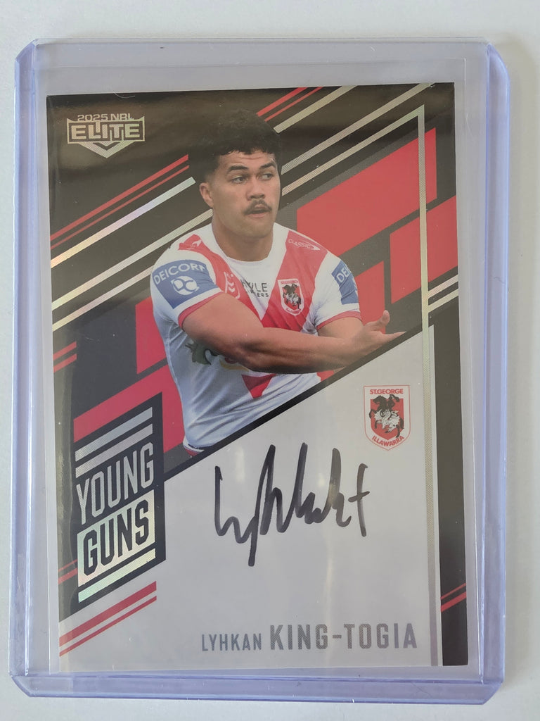 NRL 2025 Elite | Young Guns Black | #YGS14 | Lyhkan King-Togia #139/159 Dragons