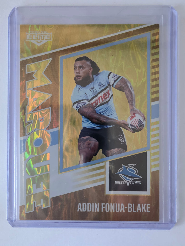 NRL 2025 Elite | Marquee Gold | #MG09 | Addin Fonua-Blake | #44/93 | Sharks