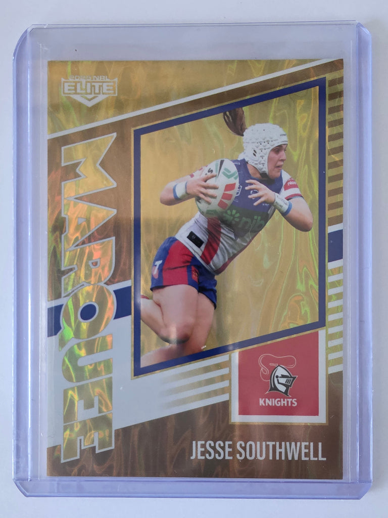 NRL 2025 Elite | Marquee Gold | #MG23 | Jesse Southwell | #08/93 | Knights