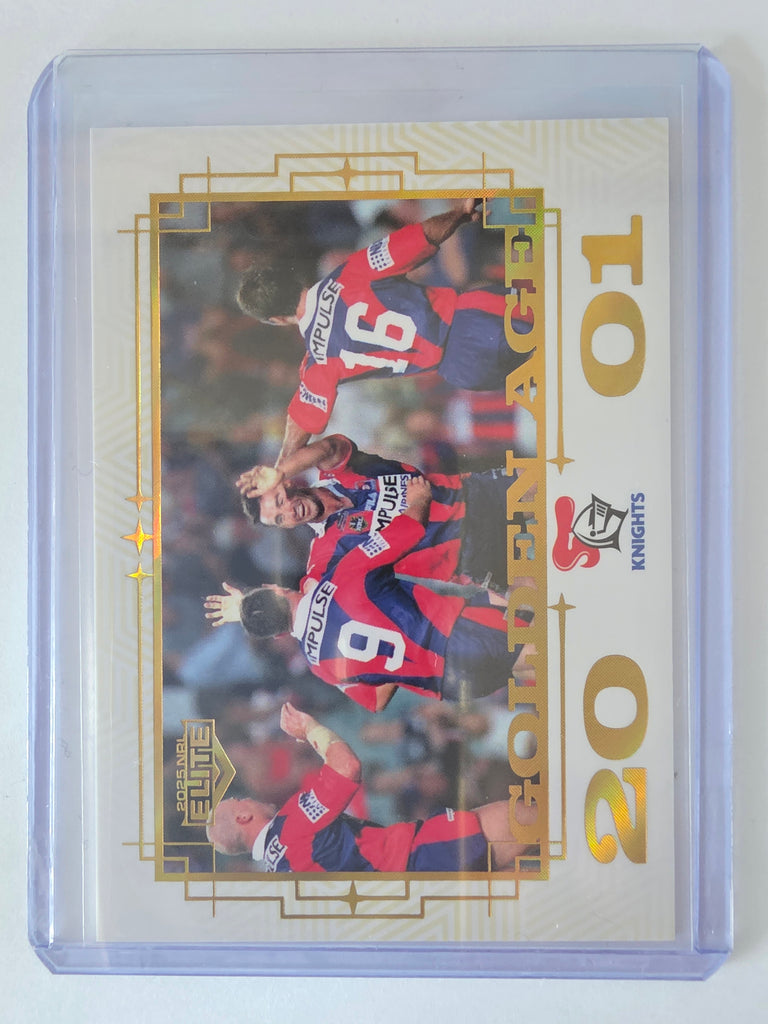 NRL 2025 Elite | Golden Age | #GA09 | Newcastle Knights 2001 | #075/120