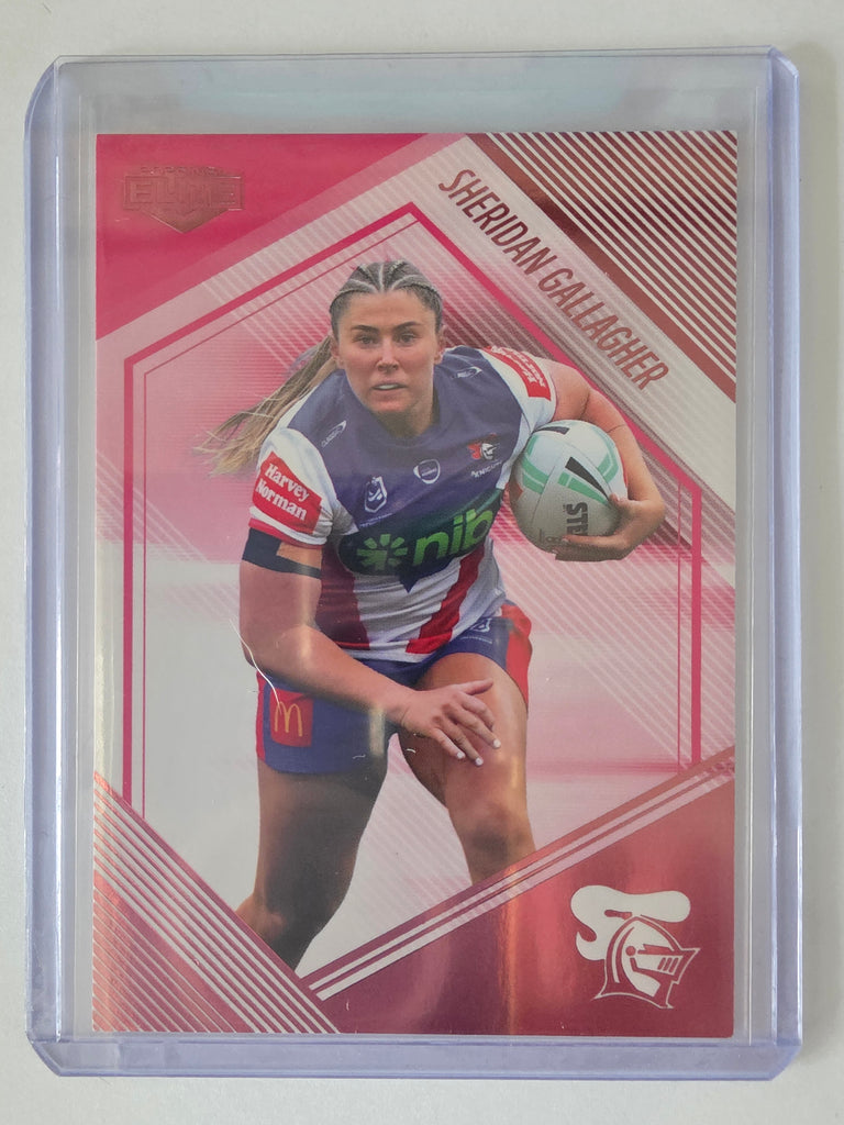 NRL 2025 Elite | Mojo Pink Diamond | #PD26 | Sheridan Gallagher #52/68 | Knights
