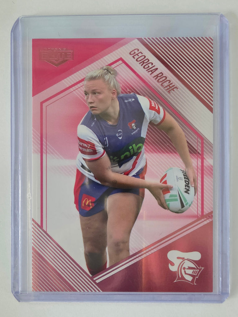 NRL 2025 Elite | Mojo Pink Diamond | #PD28 | Georgia Roche | #39/68 | Knights