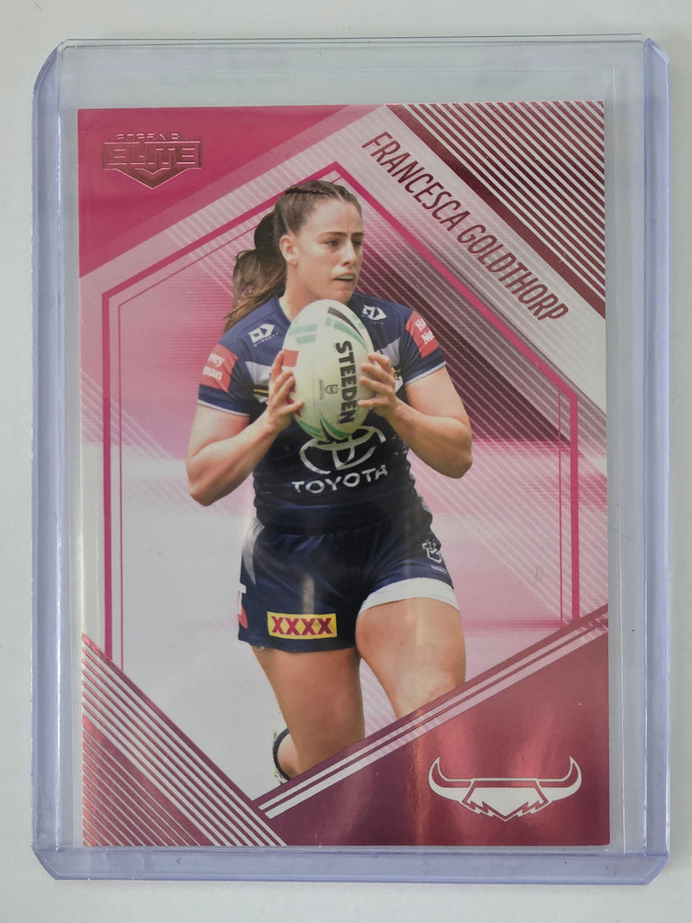 NRL 2025 Elite | Mojo Pink Diamond | #PD33 | Francesca Goldthorp #08/68 Cowboys