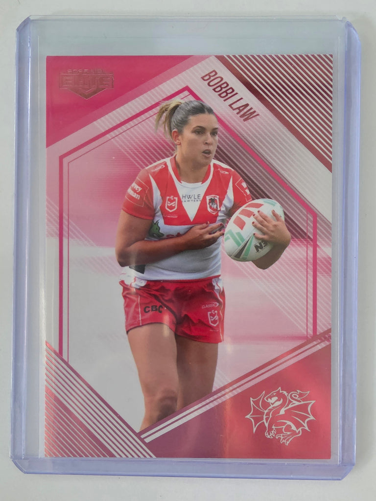 NRL 2025 Elite | Mojo Pink Diamond | #PD46 | Bobbi Law | #08/68 | Dragons