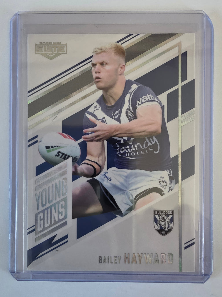 NRL 2025 Elite | Young Guns White | #YG06 | Bailey Hayward | #186/221 | Bulldogs