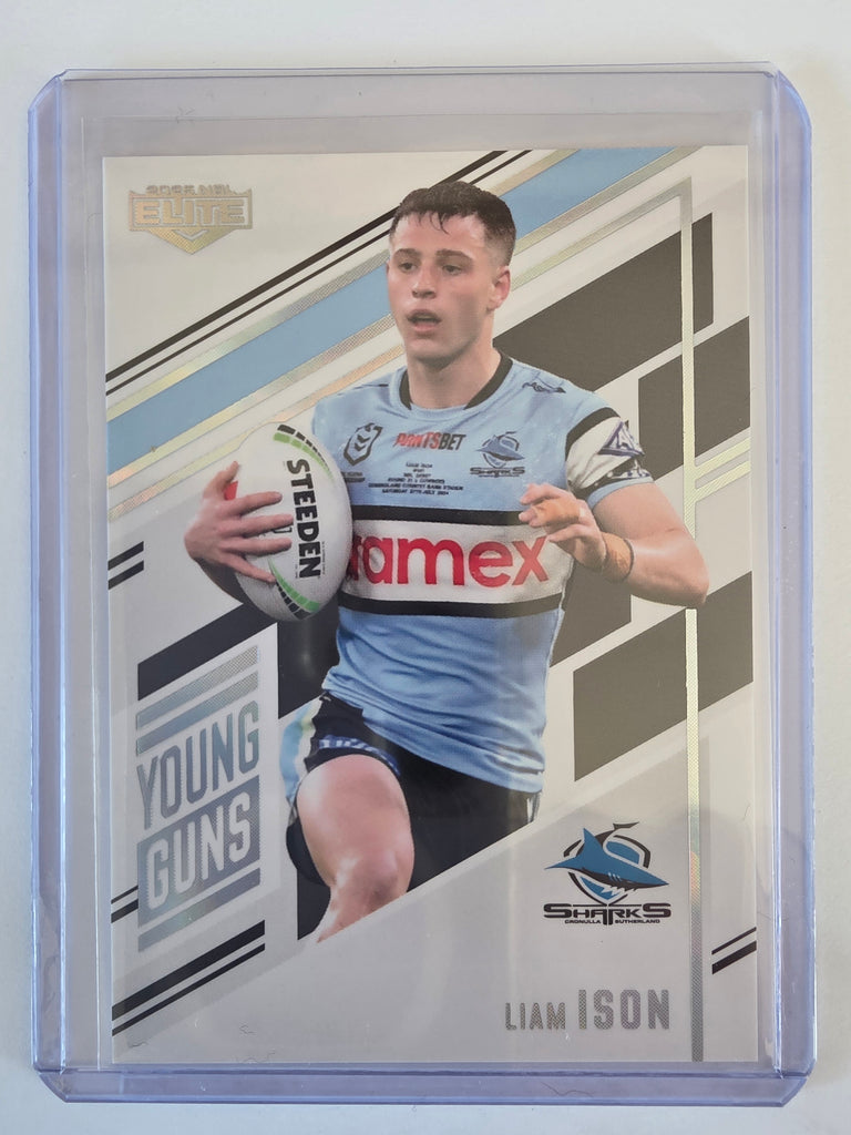 NRL 2025 Elite | Young Guns White | #YG07 | Liam Ison | #156/221 | Sharks