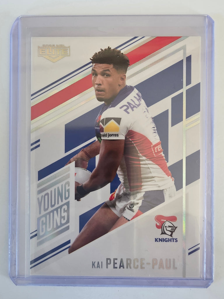 NRL 2025 Elite | Young Guns White | #YG17 | Kai Pearce-Paul | #076/221 | Knights