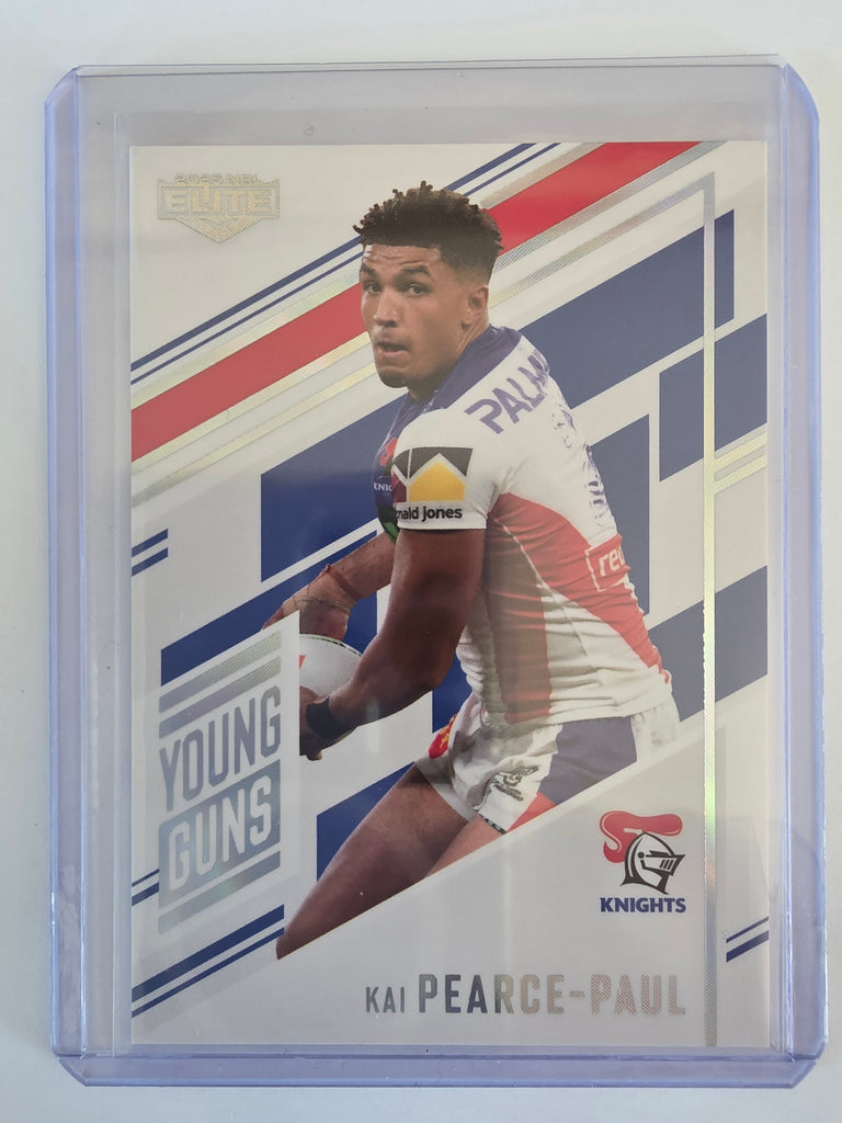 NRL 2025 Elite | Young Guns White | #YG17 | Kai Pearce-Paul | #199/221 | Knights