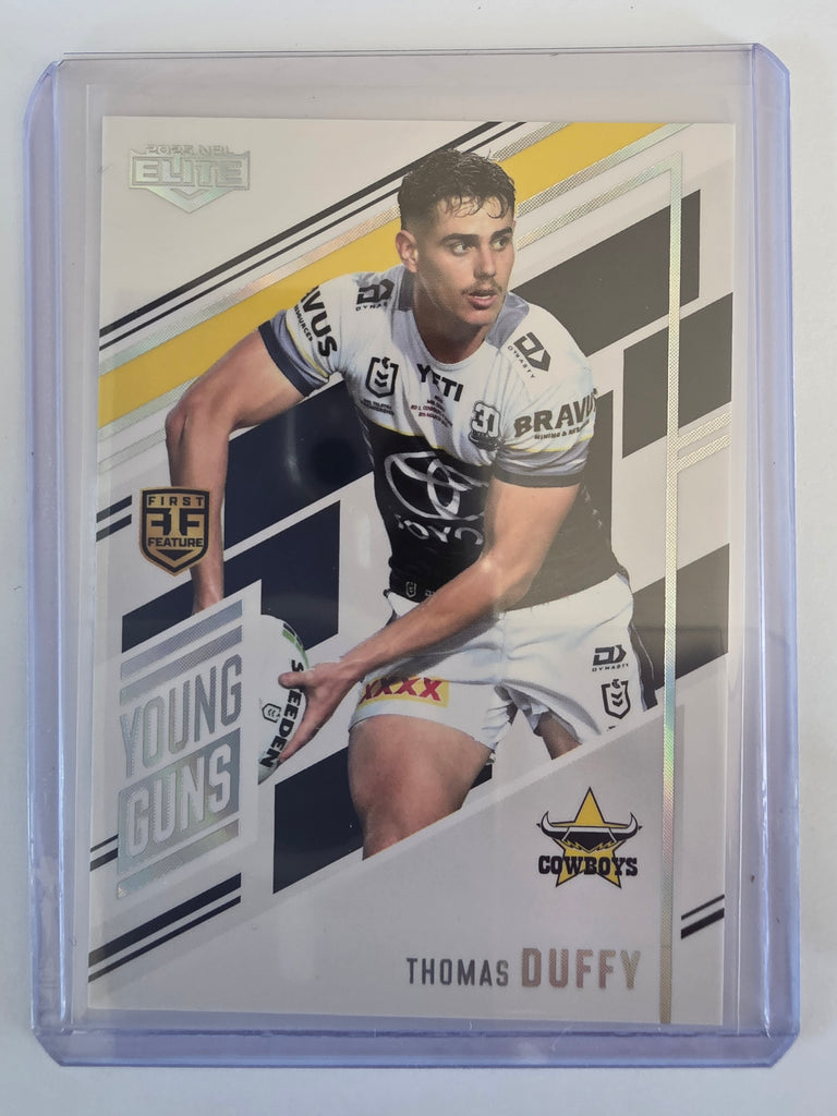 NRL 2025 Elite | Young Guns White | #YG19 | Thomas Duffy | #054/221 | Cowboys