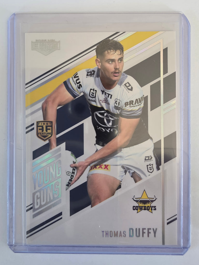 NRL 2025 Elite | Young Guns White | #YG19 | Thomas Duffy | #118/221 | Cowboys