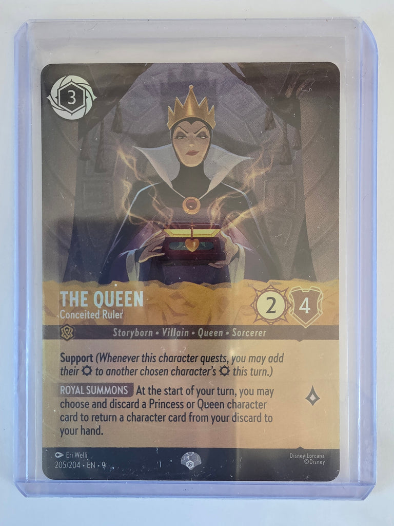Disney Lorcana | Set 9 Fabled | 205/204 | The Queen - Conceited Ruler | Epic