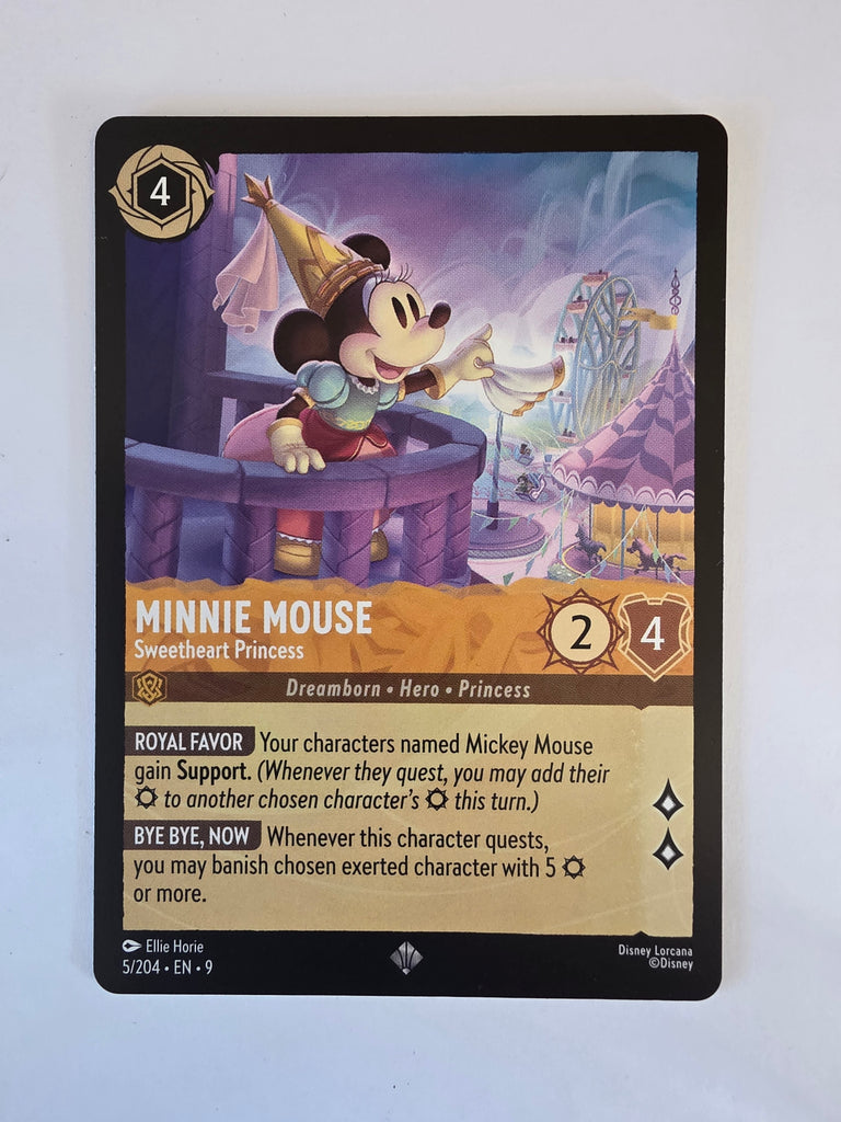 Disney Lorcana | Fabled 5/204 | Minnie Mouse - Sweetheart Princess | Super Rare