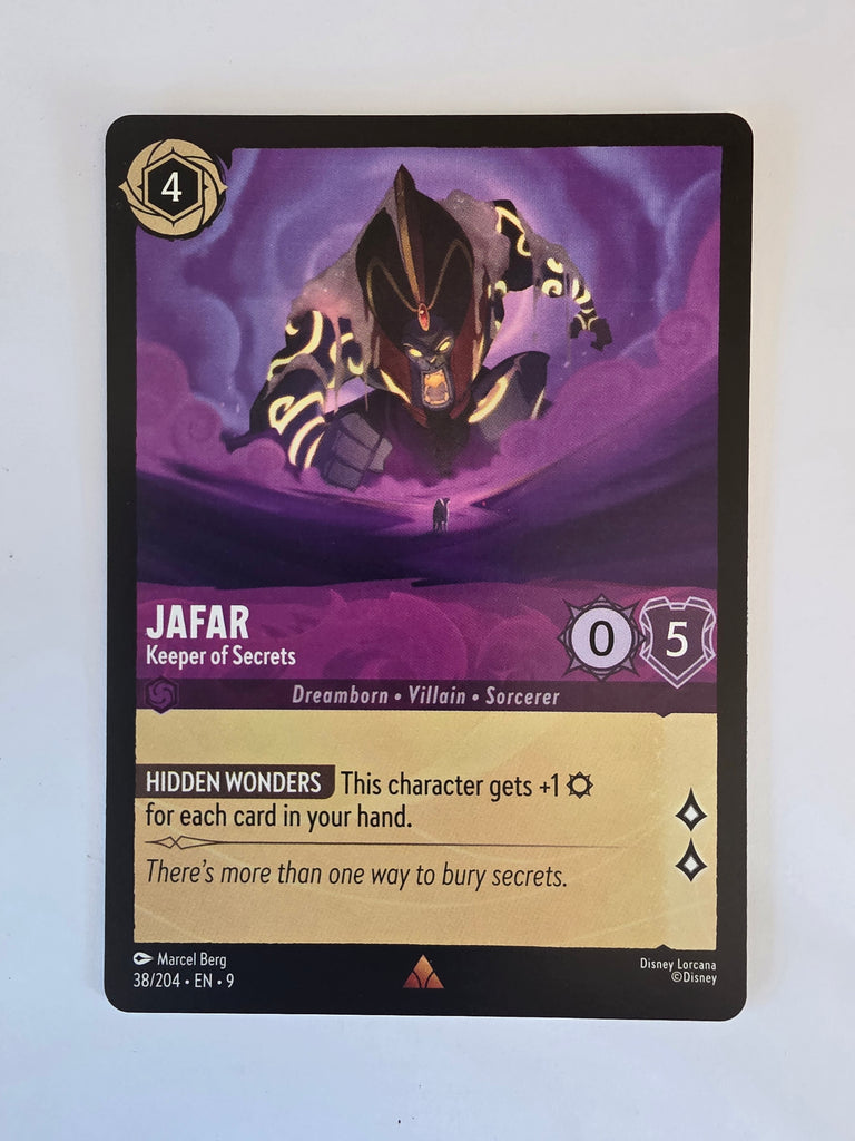 Disney Lorcana | Set 9 Fabled | 38/204 | Jafar - Keeper of Secrets | Rare