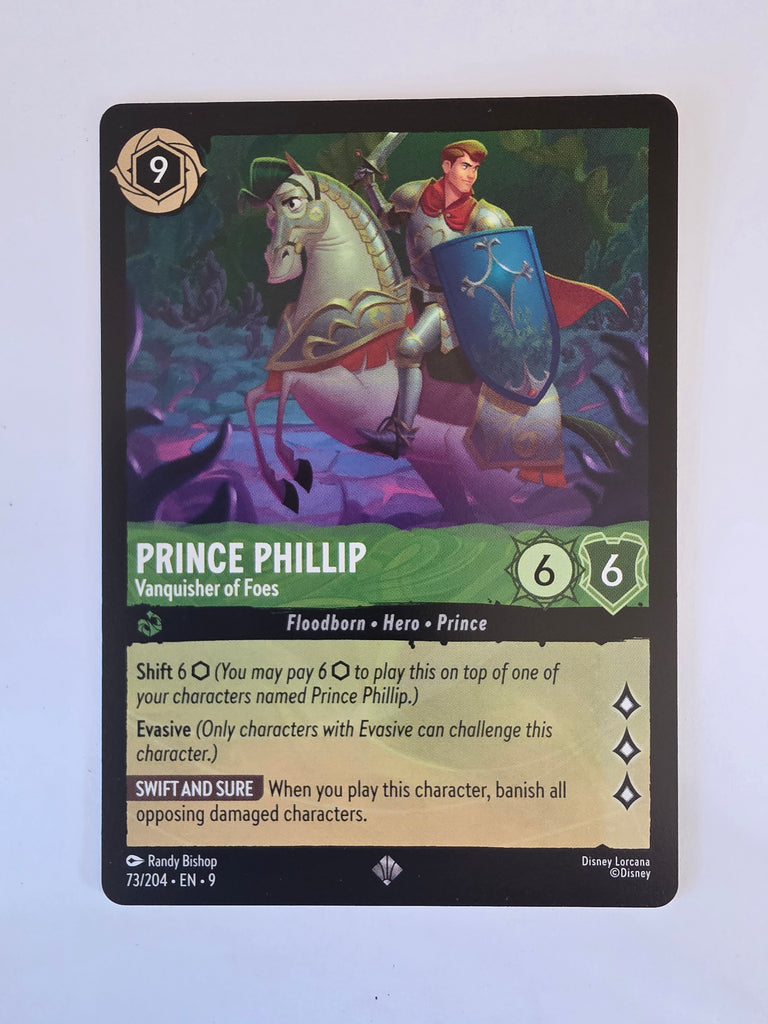 Disney Lorcana | Fabled 73/204 Prince Phillip - Vanquisher of Foes | Super Rare