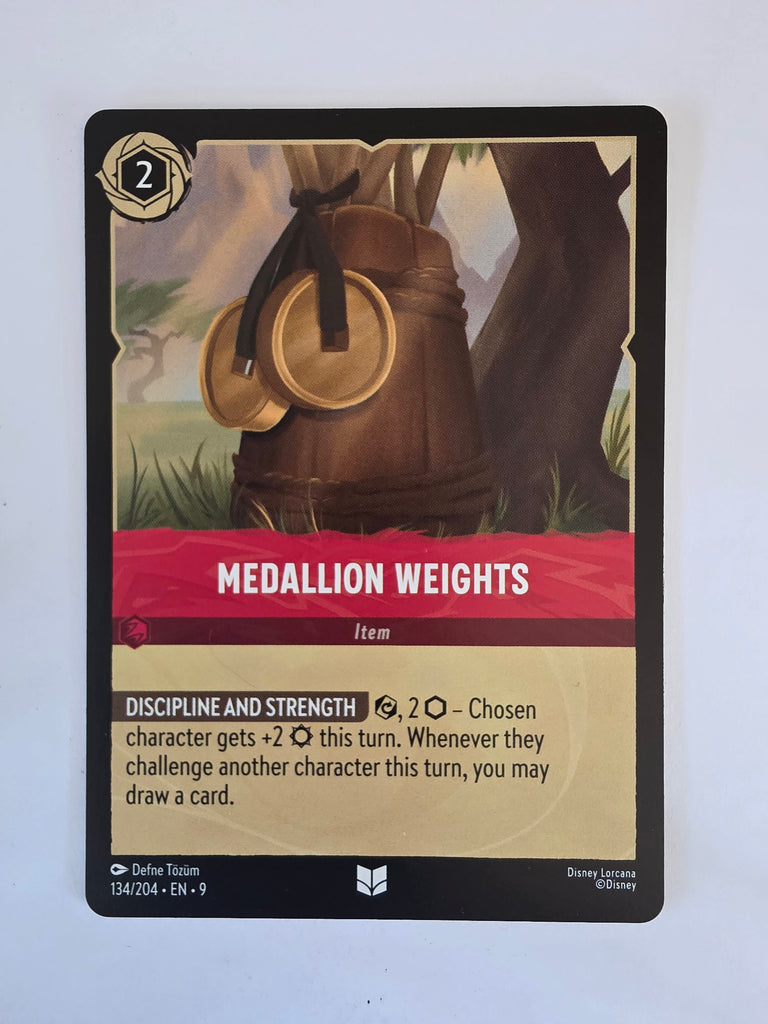 Disney Lorcana | Set 9 Fabled | 134/204 | Medallion Weights | Uncommon