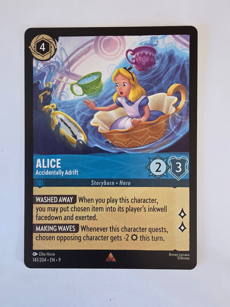 Disney Lorcana | Set 9 Fabled | 141/204 | Alice - Accidentally Adrift | Rare