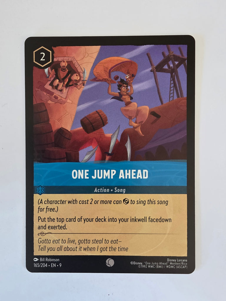 Disney Lorcana | Set 9 Fabled | 165/204 | One Jump Ahead | Common