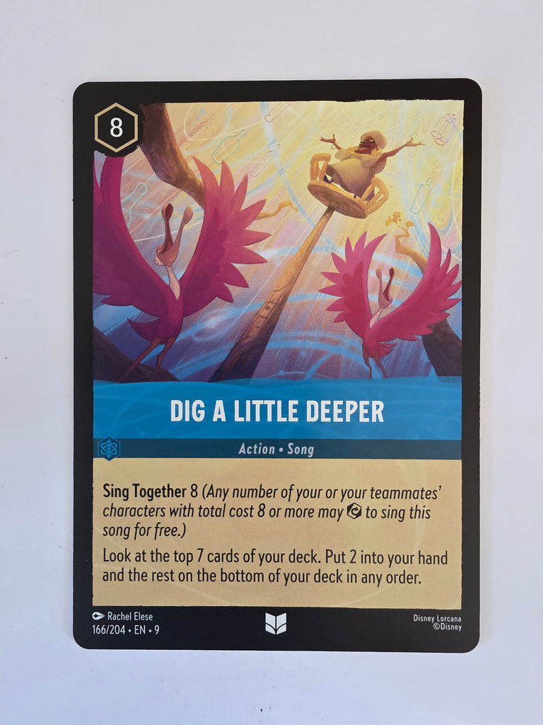 Disney Lorcana | Set 9 Fabled | 166/204 | Dig A Little Deeper | Uncommon