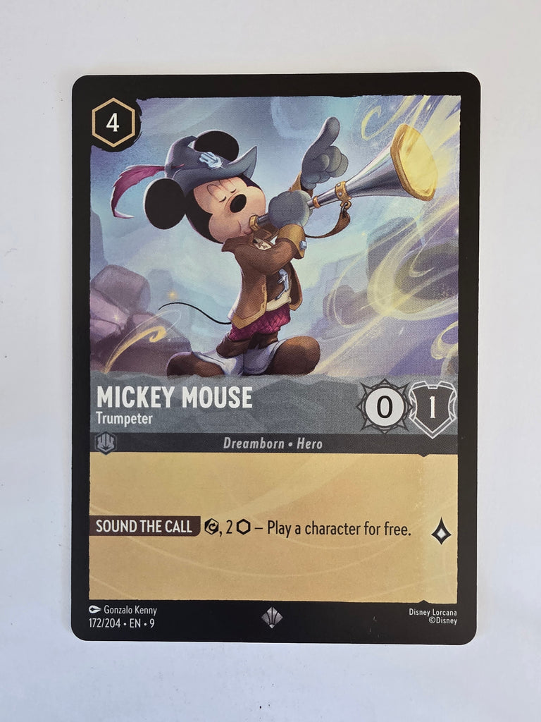 Disney Lorcana | Set 9 Fabled | 172/204 | Mickey Mouse - Trumpeter | Super Rare