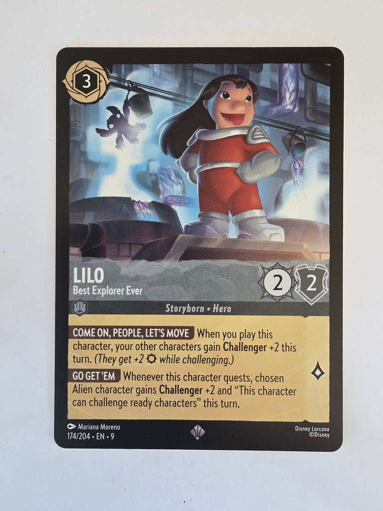 Disney Lorcana | Set 9 Fabled | 174/204 | Lilo - Best Explorer Ever | Funporium Disney Lorcana | Set 9 Fabled | 174/204 | Lilo - Best Explorer Ever | Funporium
