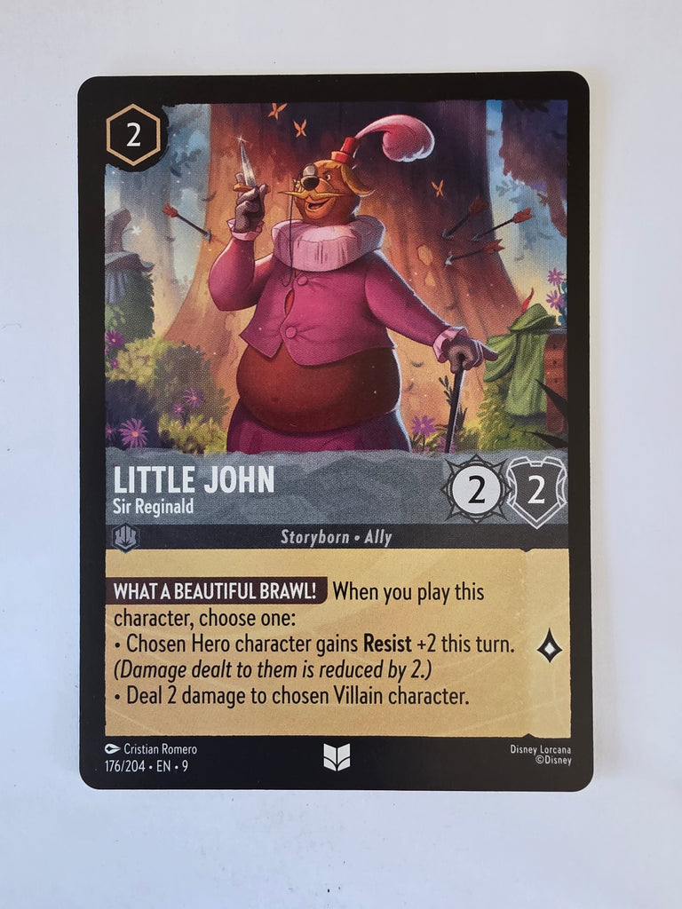 Disney Lorcana | Set 9 Fabled | 176/204 | Little John - Sir Reginald | Uncommon