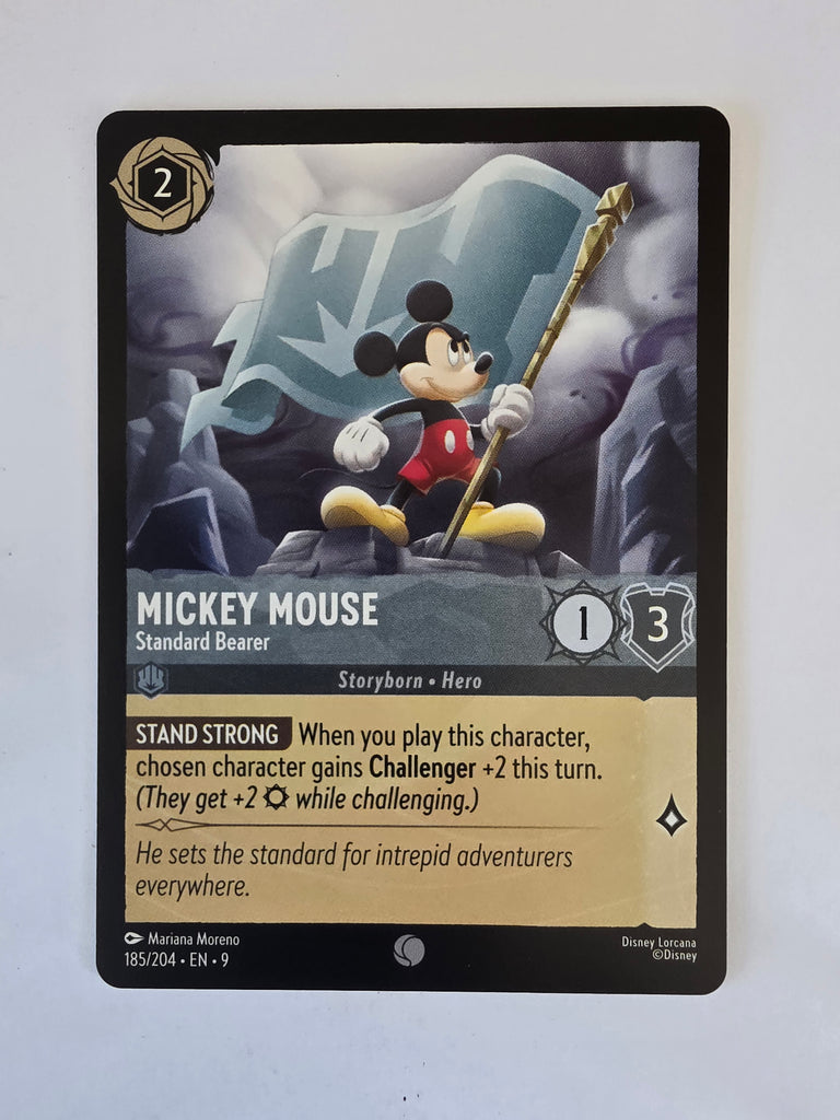 Disney Lorcana | Set 9 Fabled 185/204 | Mickey Mouse - Standard Bearer | Common