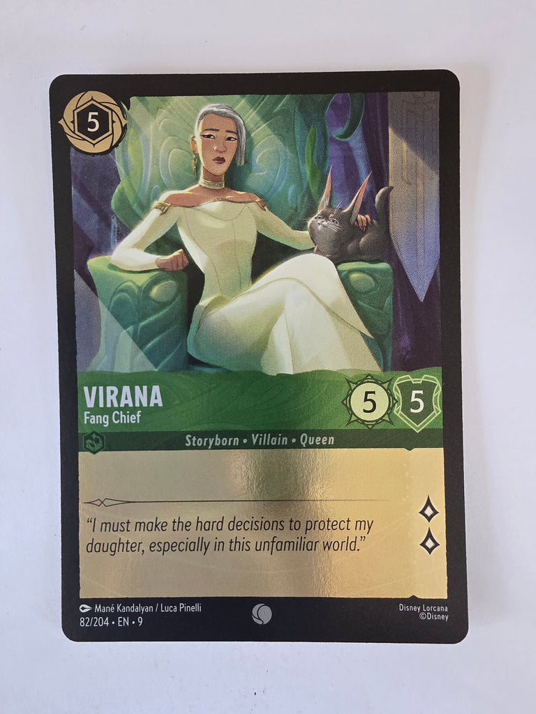 Disney Lorcana | Fabled | 82/204 | COLDFOIL | Virana - Fang Chief | Common