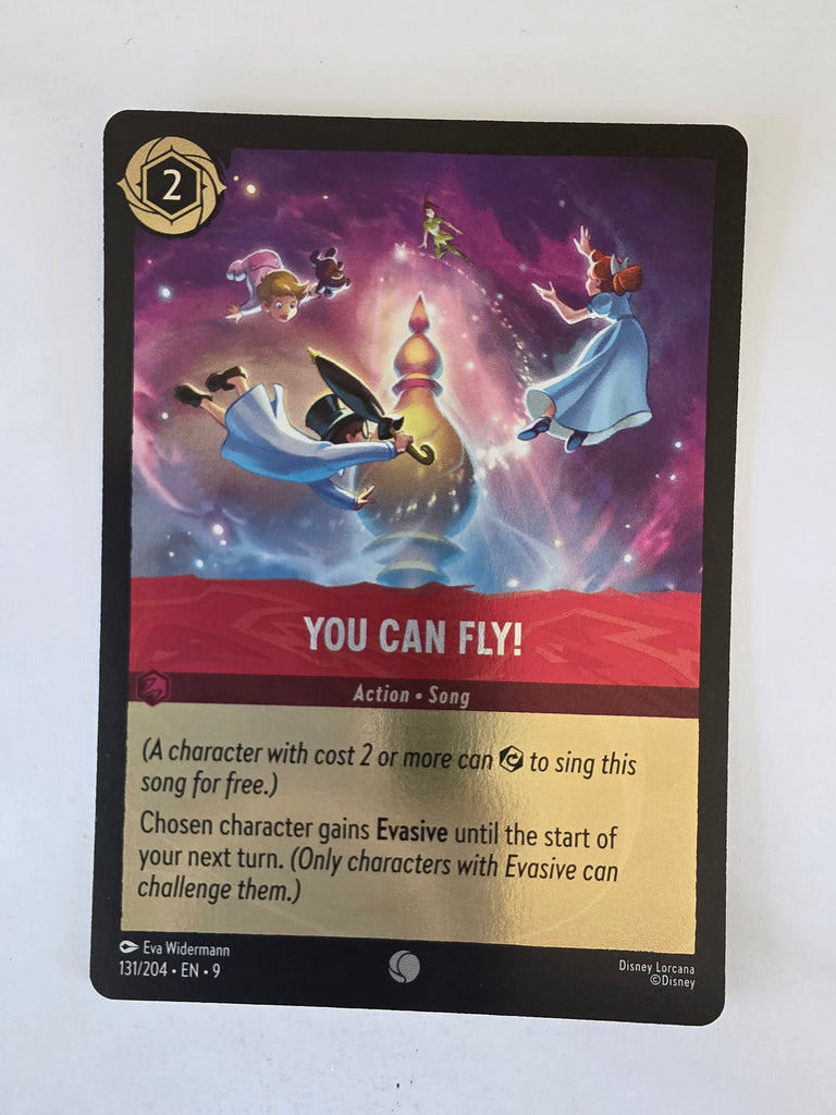 Disney Lorcana | Fabled | 131/204 | COLDFOIL | You Can Fly! | Common