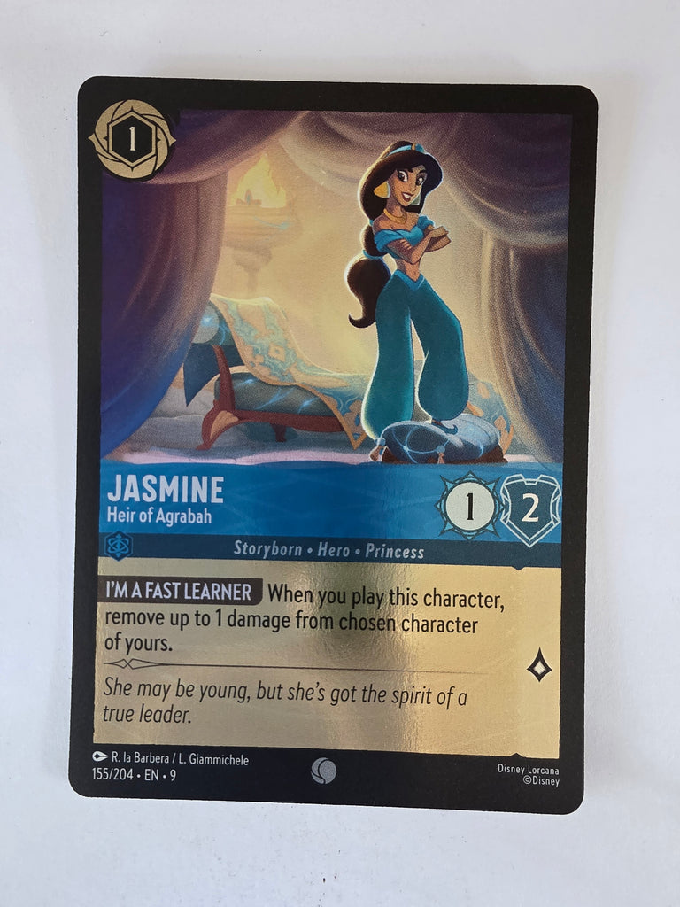 Disney Lorcana | Fabled | 155/204 | COLDFOIL |Jasmine - Heir of Agrabah | Common