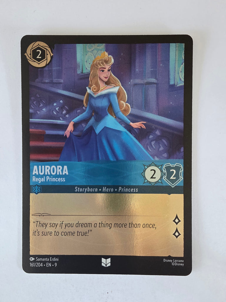 Disney Lorcana | Fabled | 161/204 | COLDFOIL | Aurora - Regal Princess |Uncommon