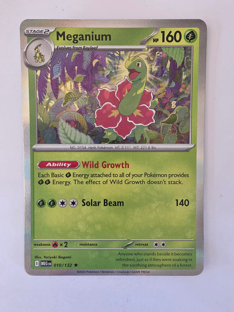 Pokemon TCG Mega Evolutions | #010/132 | Meganium | Rare