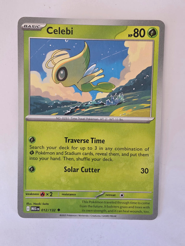 Pokemon TCG Mega Evolutions | #012/132 | Celebi | Uncommon