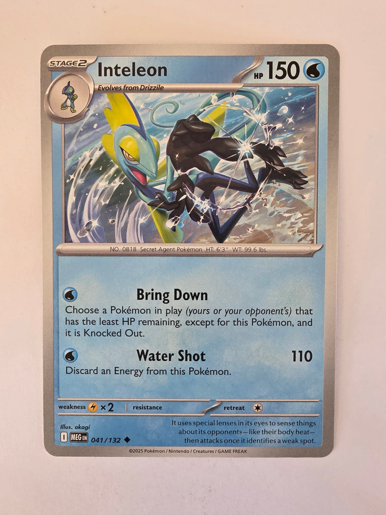 Pokemon TCG Mega Evolutions | #041/132 | Inteleon | Uncommon