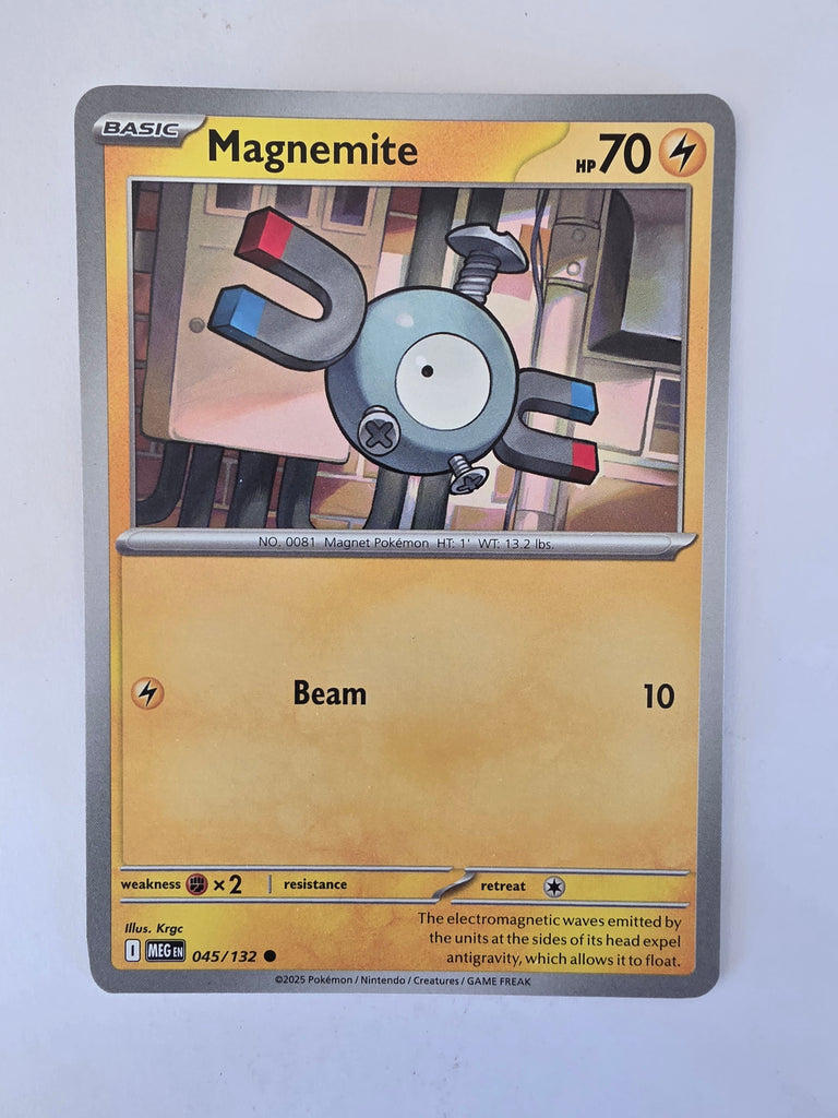 Pokemon TCG Mega Evolutions | #045/132 | Magnemite | Common