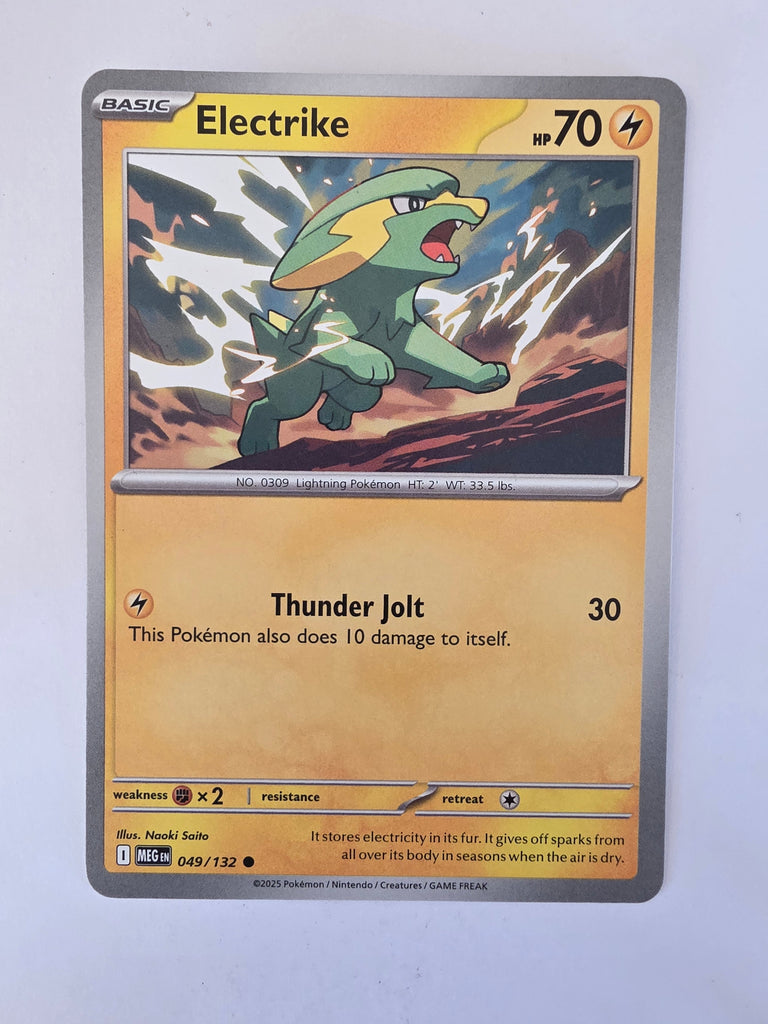 Pokemon TCG Mega Evolutions | #049/132 | Electrike | Common