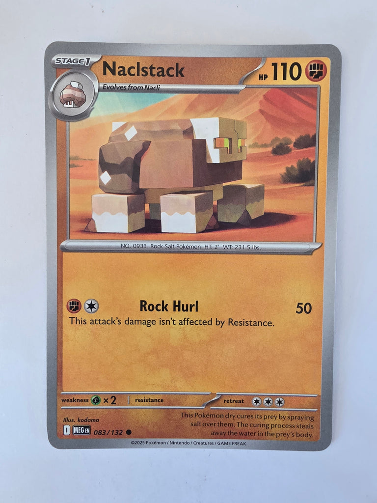 Pokemon TCG Mega Evolutions | #083/132 | Naclstack | Common