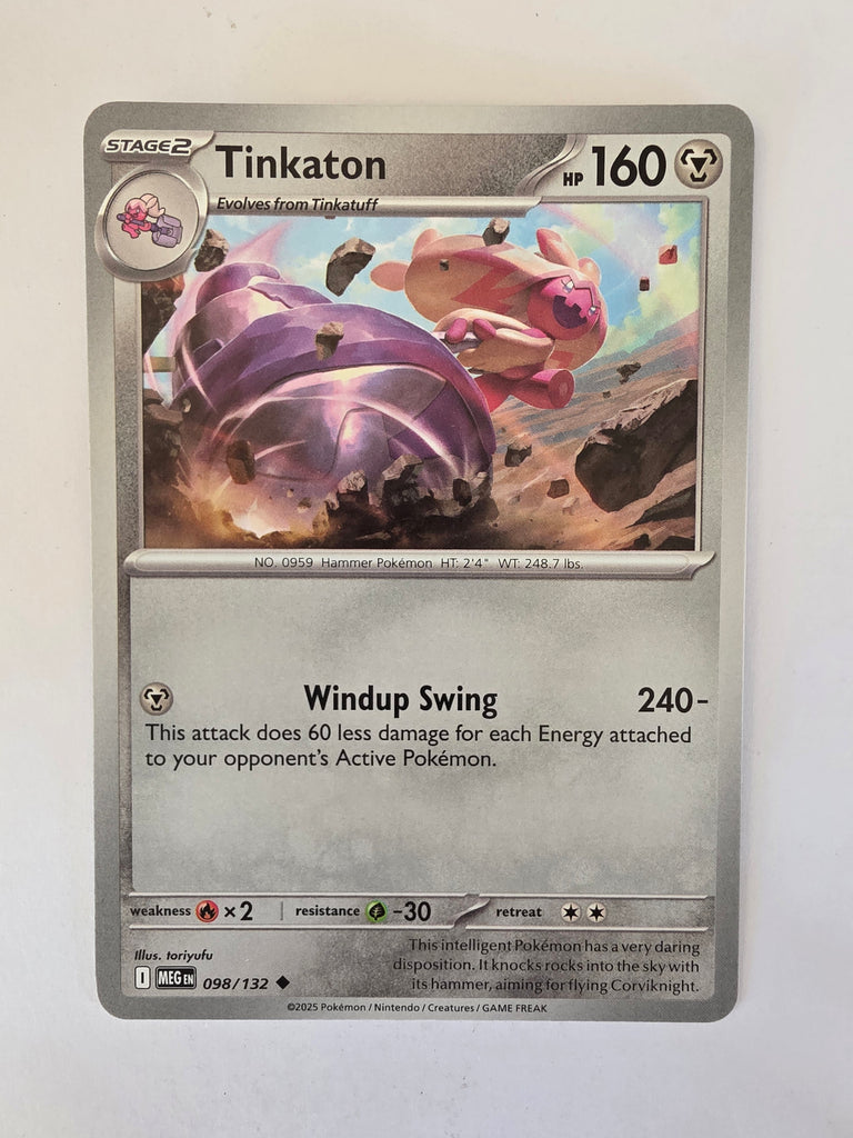 Pokemon TCG Mega Evolutions | #098/132 | Tinkaton | Uncommon