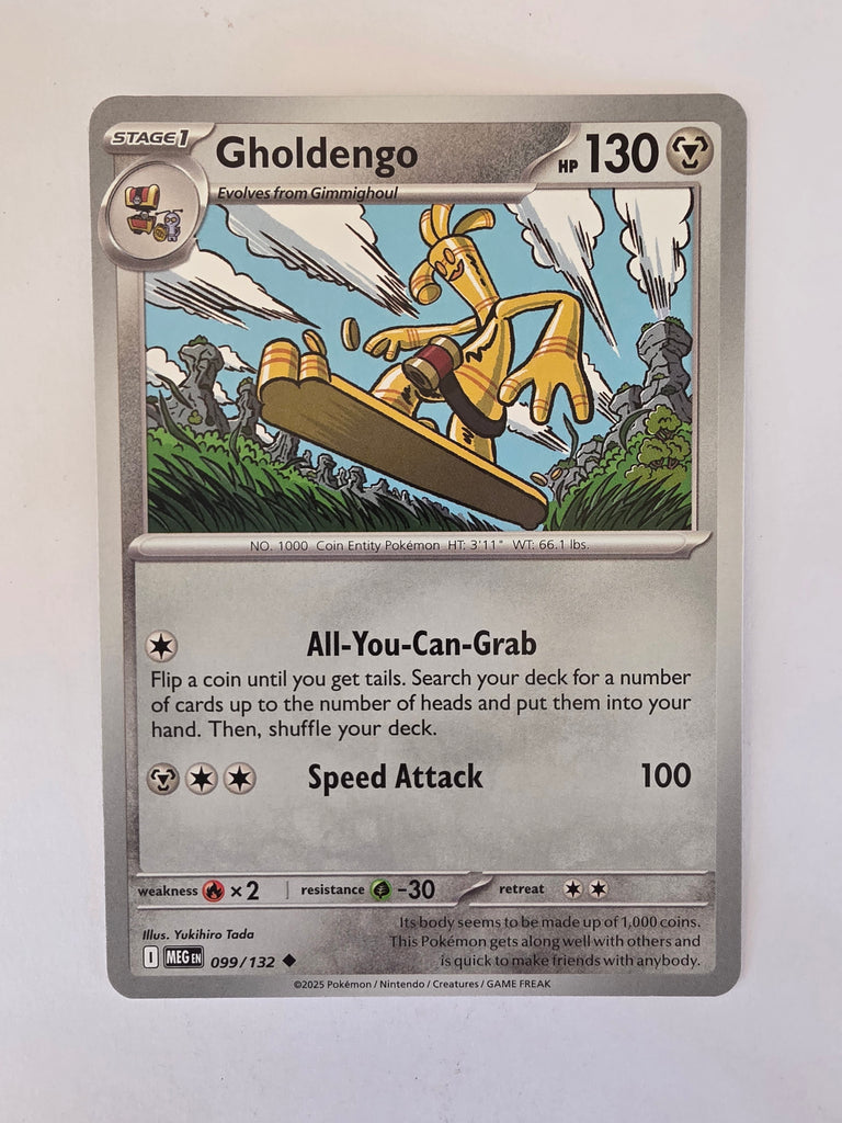 Pokemon TCG Mega Evolutions | #099/132 | Gholdengo | Uncommon