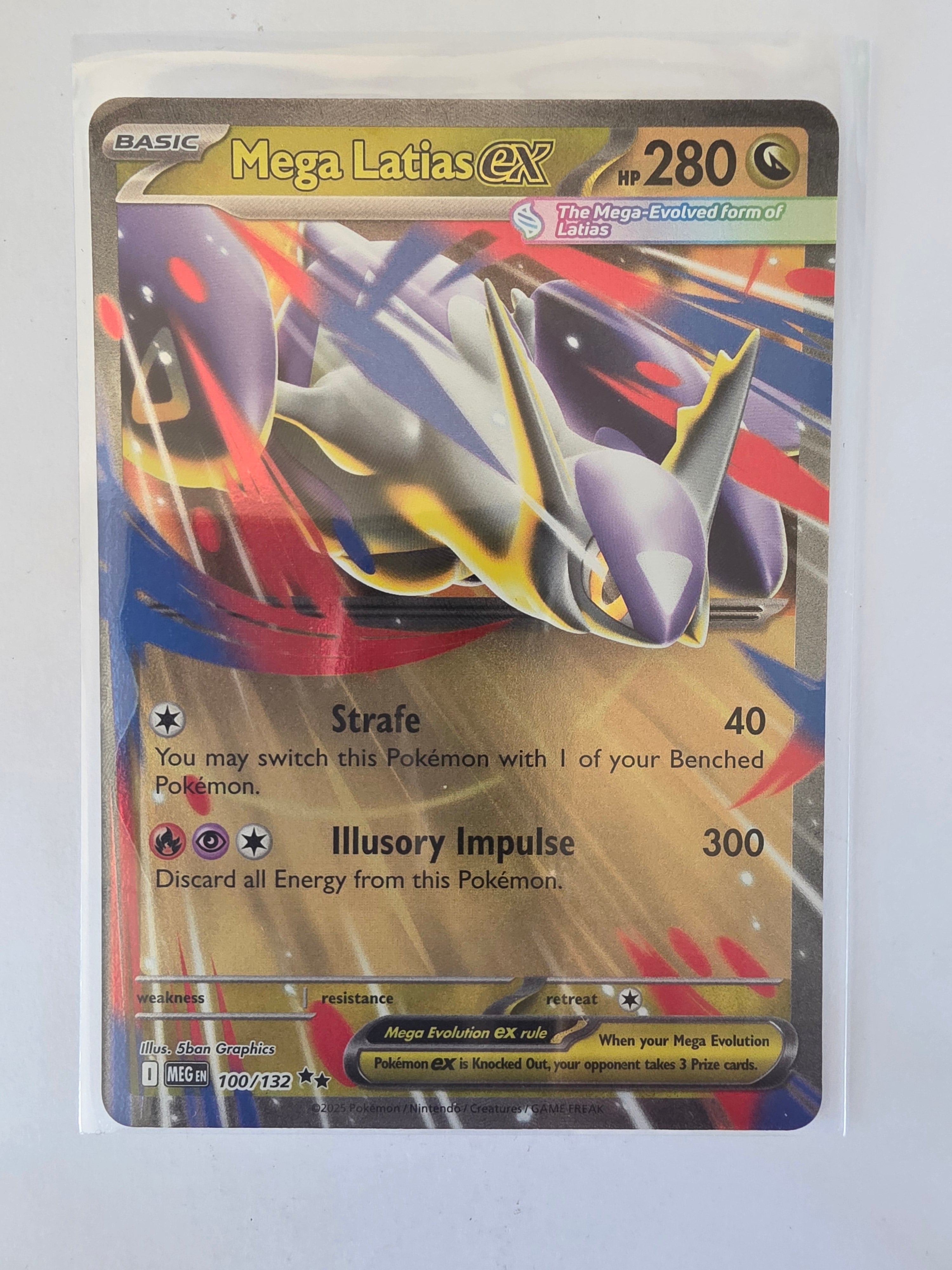 Pokemon TCG Mega Evolutions | #100/132 | Mega Latias ex | Double Rare Funporium Pokemon TCG Mega Evolutions | #100/132 | Mega Latias ex | Double Rare Funporium