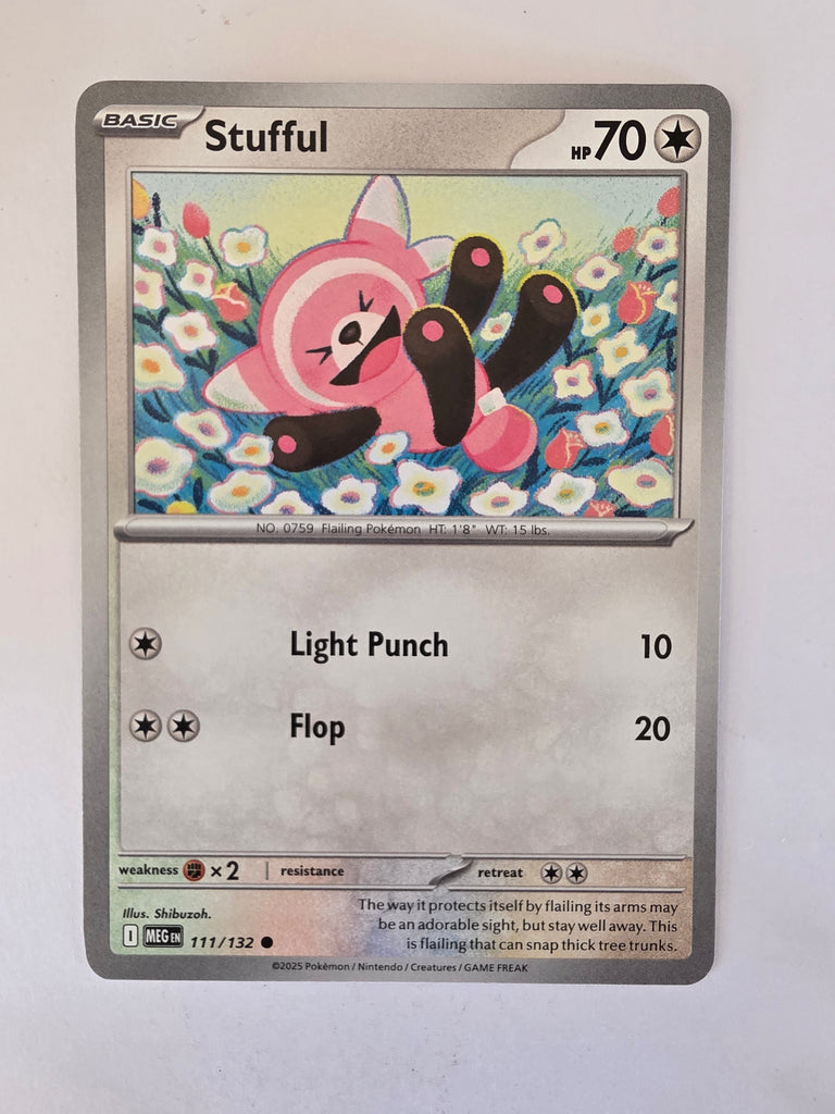 Pokemon TCG Mega Evolutions | #111/132 | Stufful | Common