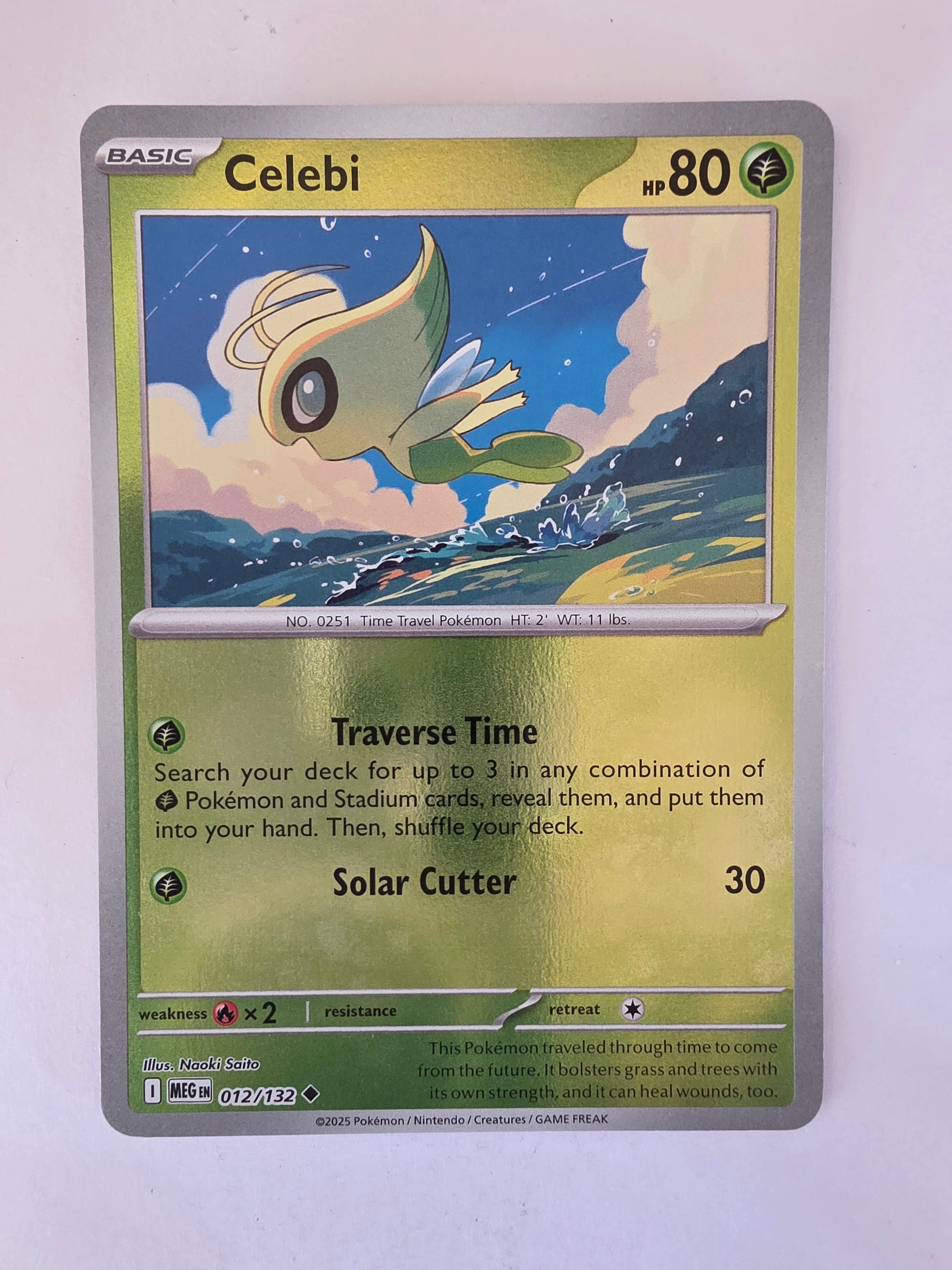 Pokemon TCG Mega Evolutions | #012/132 | Reverse Holo | Celebi | Uncom Funporium Pokemon TCG Mega Evolutions | #012/132 | Reverse Holo | Celebi | Uncom Funporium