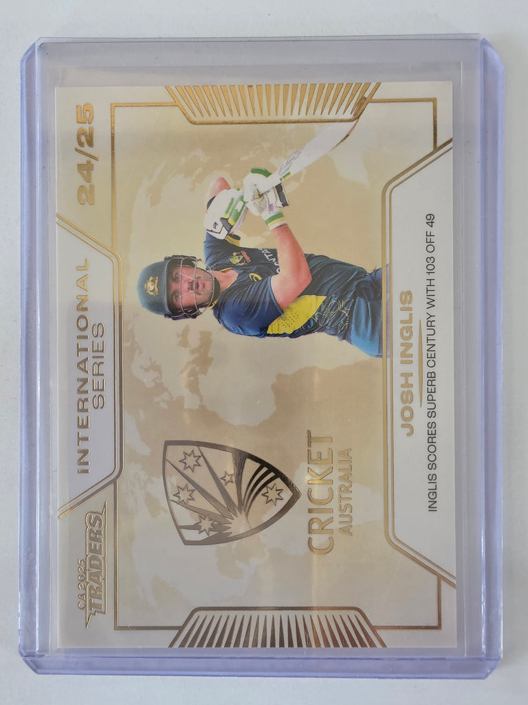 2025/26 Cricket Traders |International Series GOLD | #ISG02 | #120/139 | Josh Inglis