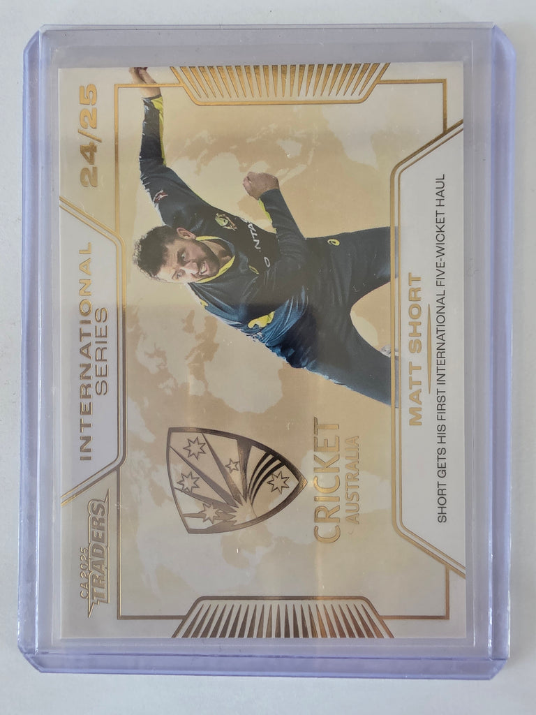 2025/26 Cricket Traders |International Series GOLD | #ISG04 | #044/139 | Matt Short